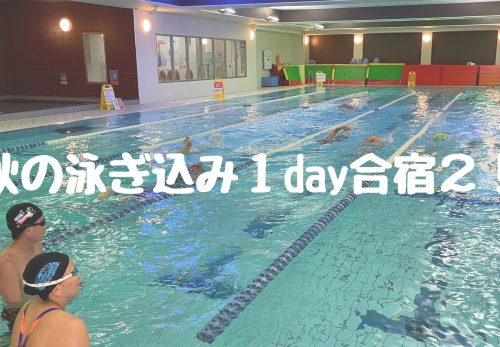 秋の泳ぎ込み1day合宿2！かとすいトライアスロンスイム小岩スペシャル エントリー開始！